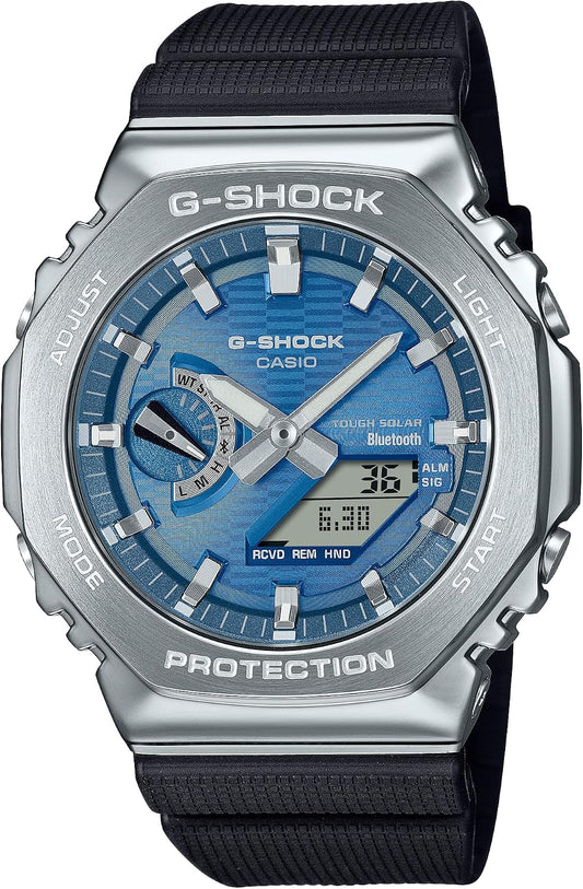 HOTCasio G-Shock G-Steel Octagonal Blue Dial Watch GBM2100A-2B