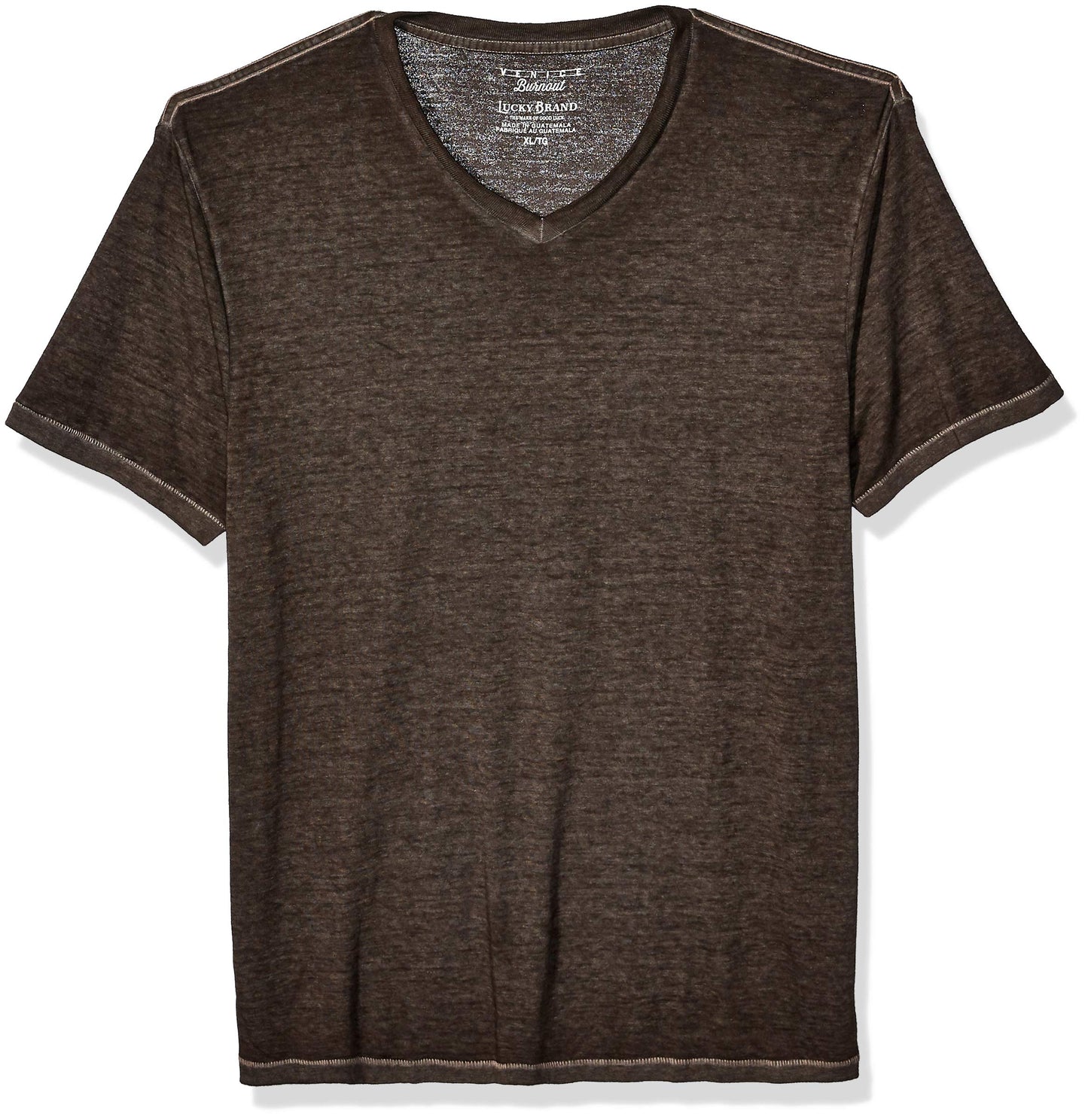HOTLucky Brand Men's Venice Burnout V Neck Tee