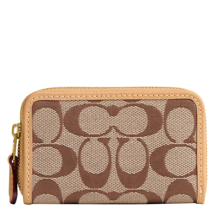 HOTCoach Essential Small Zip Around Card Case with Quilting