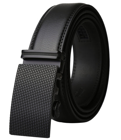 HOTLavemi Men's Real Leather Ratchet Dress Casual Belt, Cut to Exact Fit,Elegant Gift Box