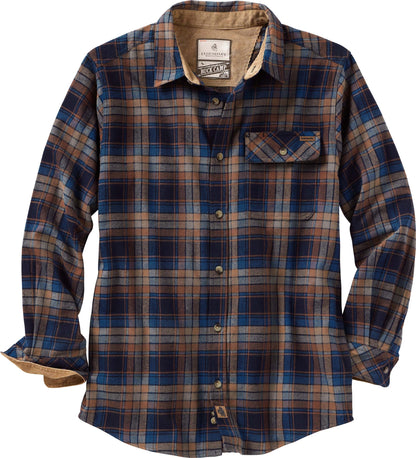 HOTLegendary Whitetails Mens Long Sleeve Button Down 100% Cotton Flannel Shirt