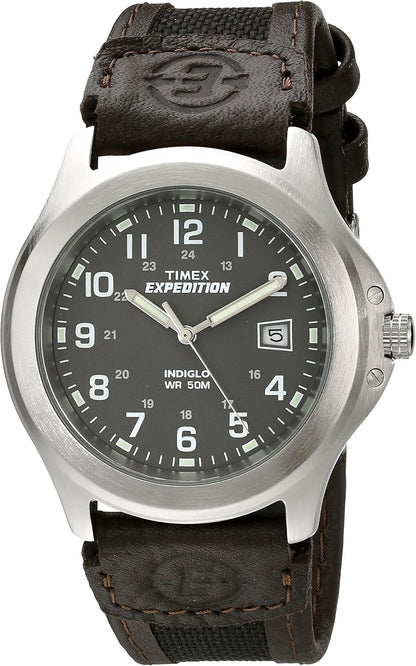 HOTTimex Expedition Metal Field 40mm Men’s Analog Watch | Luminous Hands | 24 Hour Time | Quick Date Function | Rugged Outdoor Watch | 50M Water Resistance