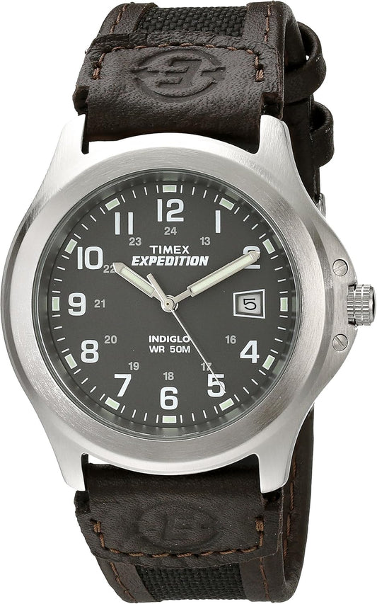 HOTTimex Expedition Metal Field 40mm Men’s Analog Watch | Luminous Hands | 24 Hour Time | Quick Date Function | Rugged Outdoor Watch | 50M Water Resistance