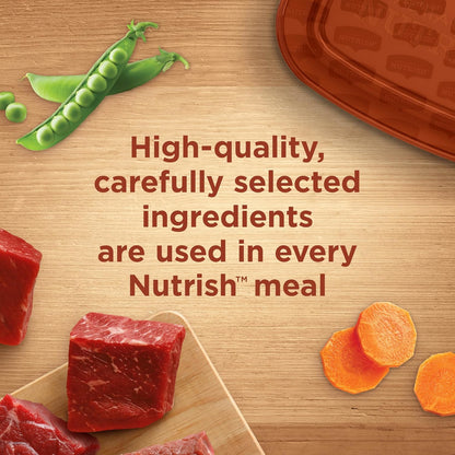 HOTNutrish Savory Favorites Wet Dog Food Variety Pack, 8 oz Tubs (Rachael Ray) | Pack of 6, Includes 3 Delicious Flavors of Chicken Paw Pie, Hearty Beef Stew & Savory Lamb Stew, No Artificial Flavors