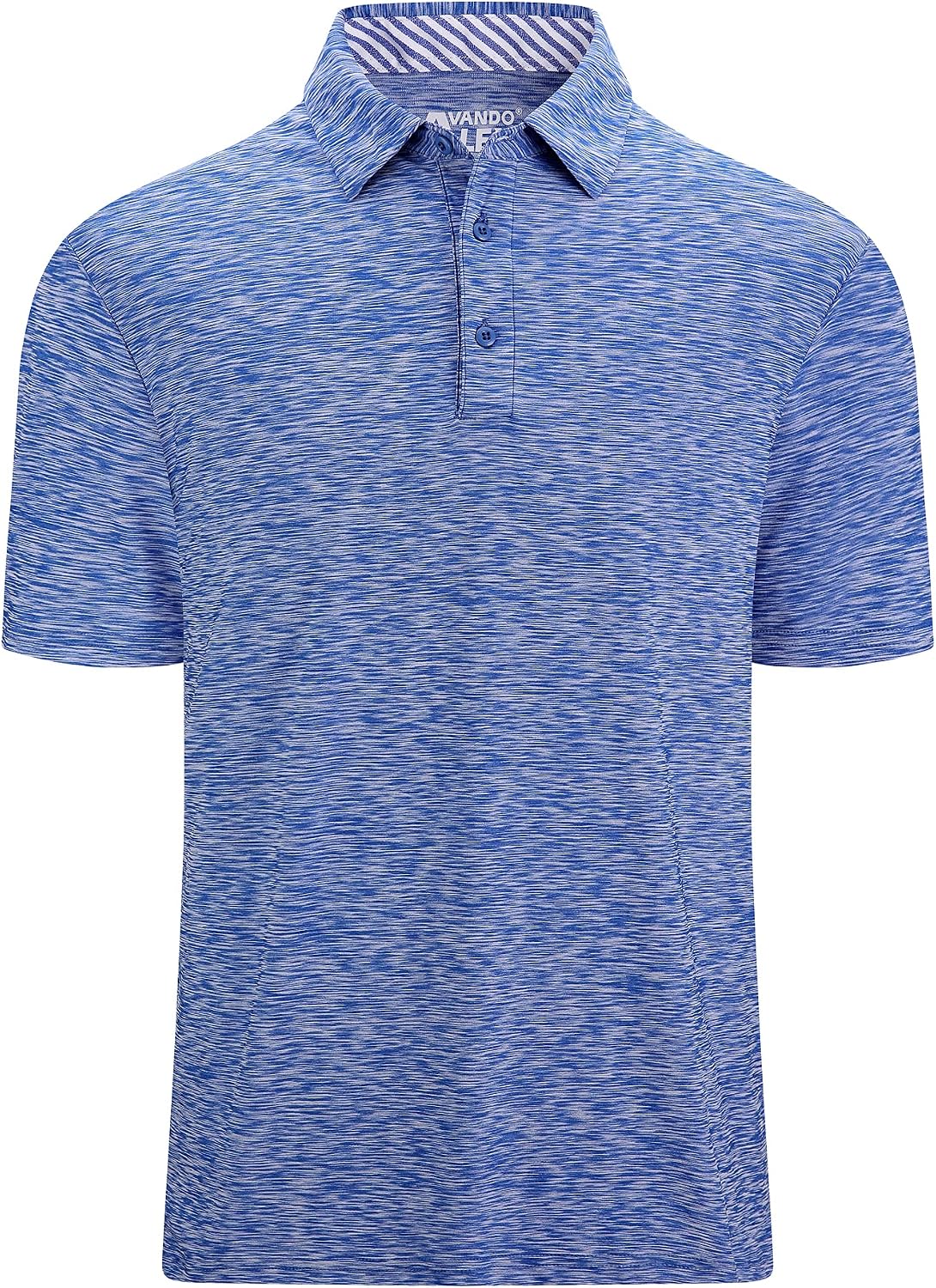 HOTAlex Vando Mens Golf Shirt Moisture Wicking Quick-Dry Short Sleeve Polo | UPF40,Soft & stretch,Sweat resistant,Multi-scene sports & office apparel