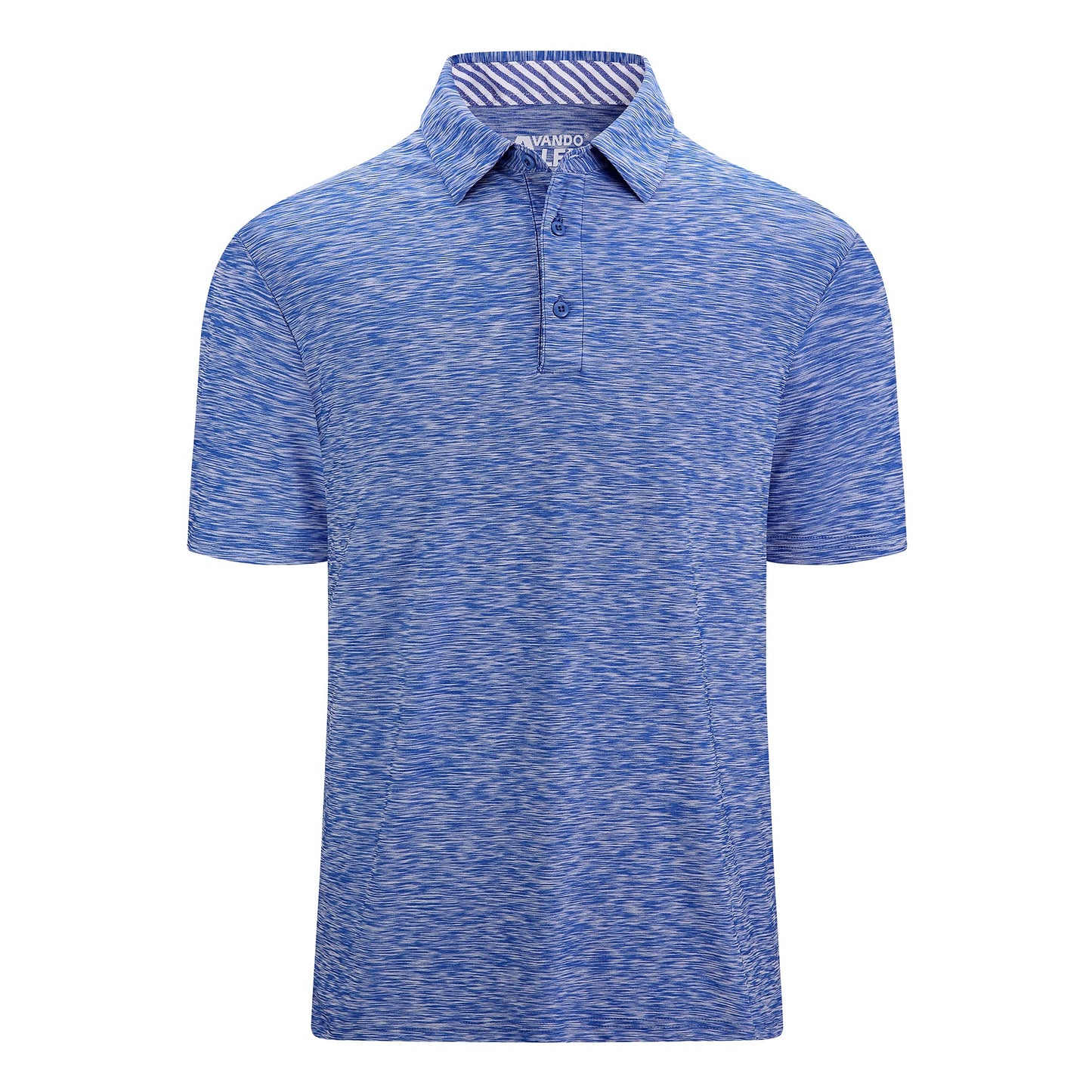 HOTAlex Vando Mens Golf Shirt Moisture Wicking Quick-Dry Short Sleeve Polo | UPF40,Soft & stretch,Sweat resistant,Multi-scene sports & office apparel