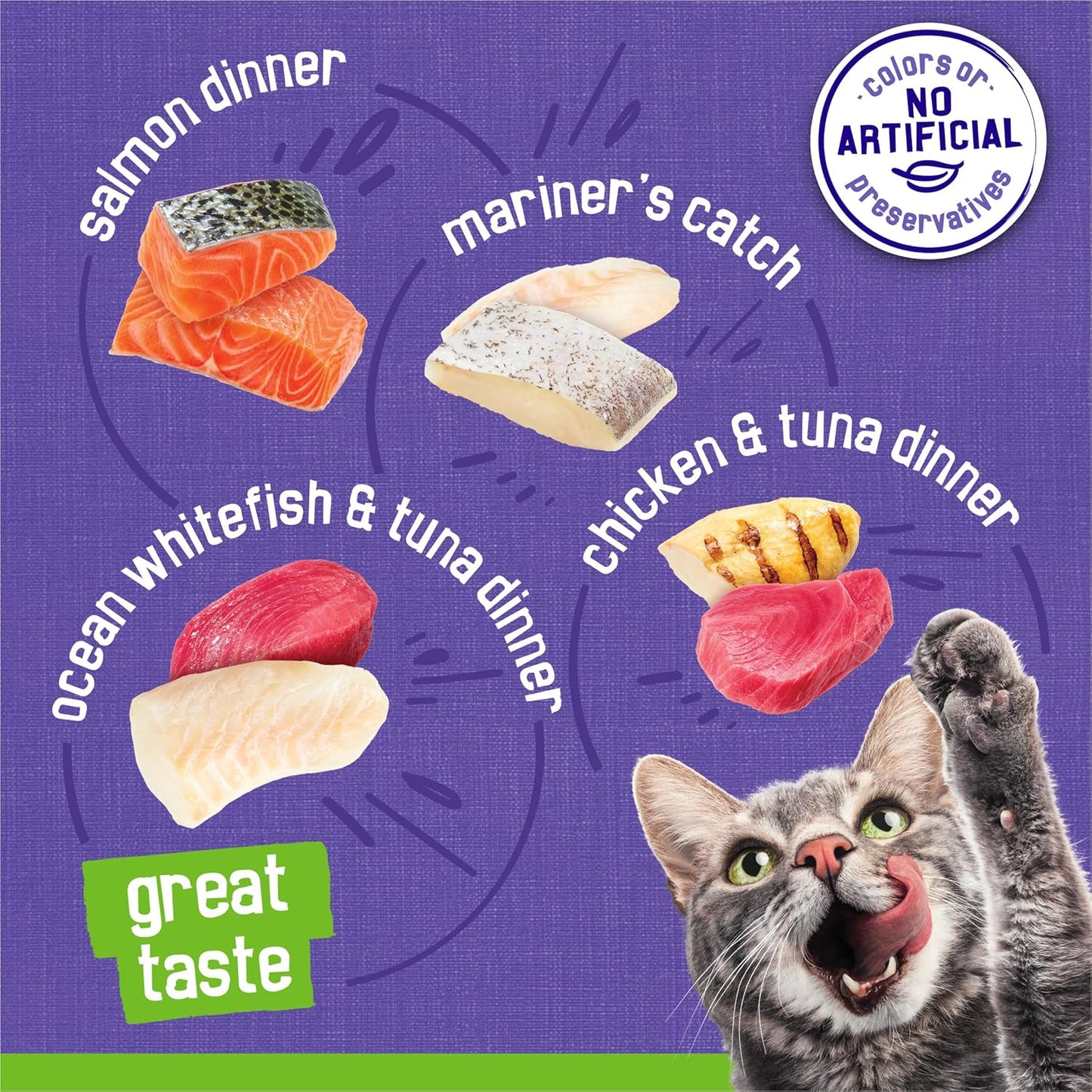 HOTPurina Friskies Pate Wet Cat Food Variety Pack Seafood and Chicken Pate Favorites 40ct VP - (Pack of 40) 5.5 oz. Cans