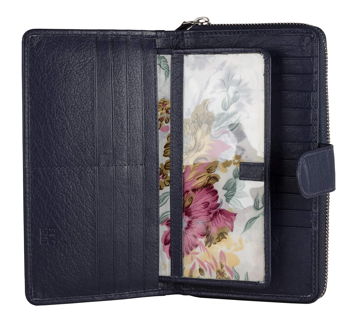 HOTBig Fat RFID Blocking Leather Organizer Checkbook Wallets For Women - Clutch