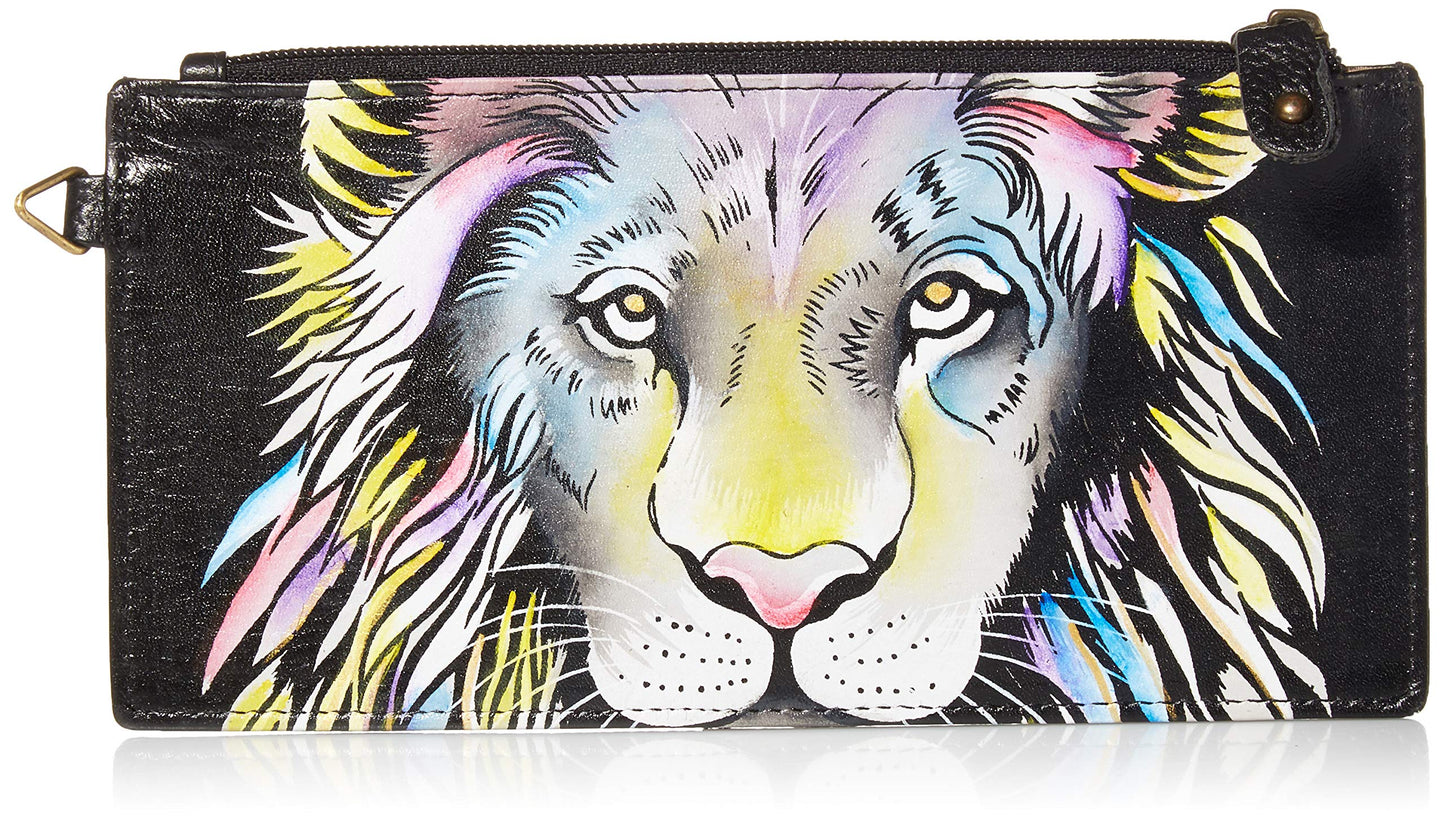 HOTAnna by Anuschka Women's Hand Painted Genuine Leather Organizer Wallet | Hand Painted