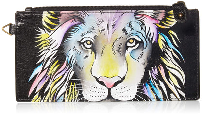 HOTAnna by Anuschka Women's Hand Painted Genuine Leather Organizer Wallet | Hand Painted