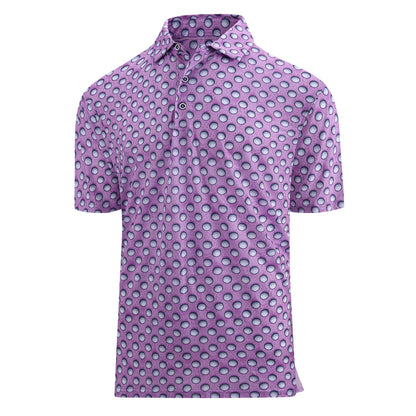 HOTDamipow Premium Golf Shirts for Men Dry Fit Performance Polo Short Sleeve Collared Shirt