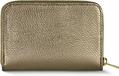 HOTMetallic Calf Leather Wallet