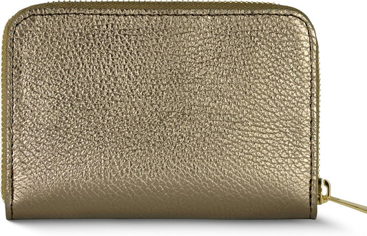 HOTMetallic Calf Leather Wallet