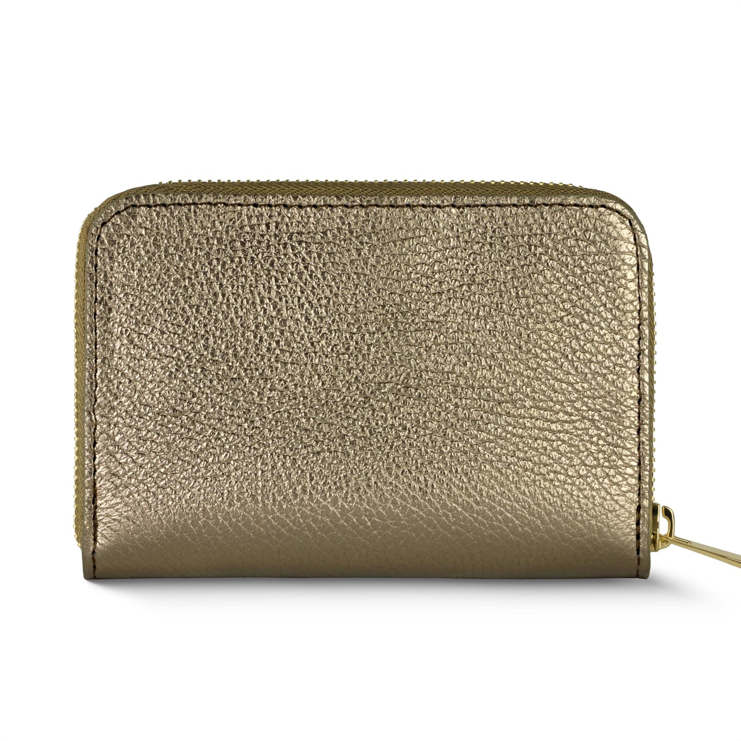 HOTMetallic Calf Leather Wallet