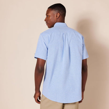HOTAmazon Essentials Men's Short-Sleeve Oxford Shirt with Pocket