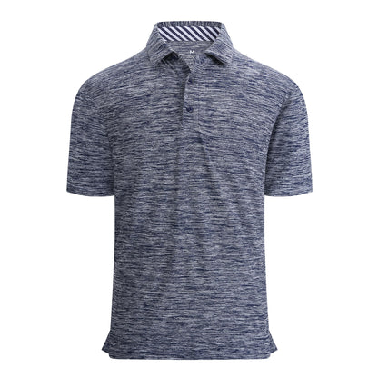 HOTAlex Vando Mens Golf Shirt Moisture Wicking Quick-Dry Short Sleeve Polo | UPF40,Soft & stretch,Sweat resistant,Multi-scene sports & office apparel