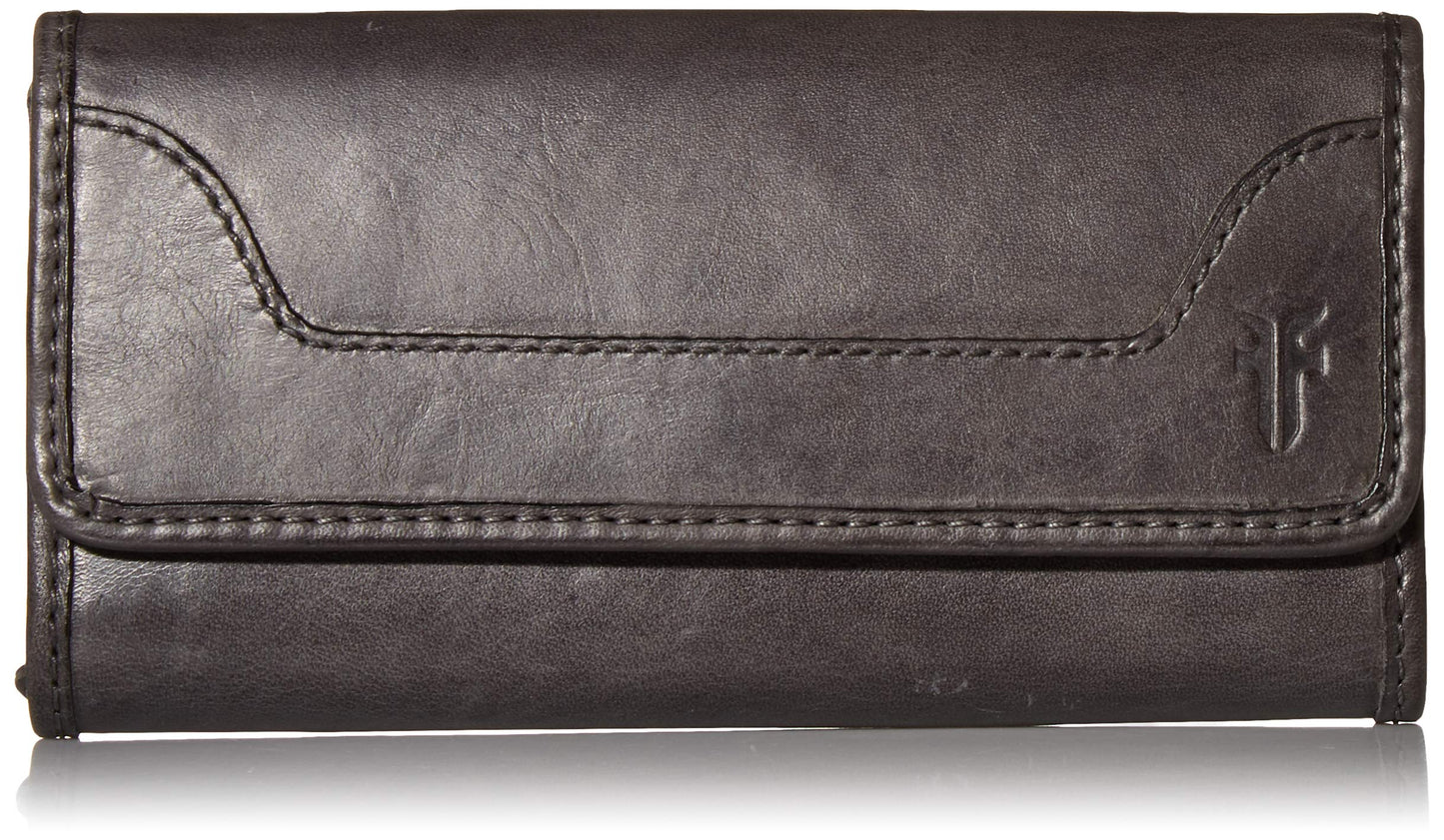 HOTFrye Melissa Wallet Cognac Antique Pull Up One Size