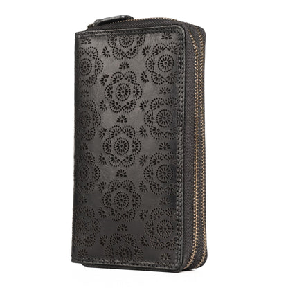 HOTLeather RFID Wallet Women – Modern RFID Womens Wallet- Big Multiple Compartments – Credit Card Holder – Handcrafted Genuine Leather -Carteras de Mujer Piel