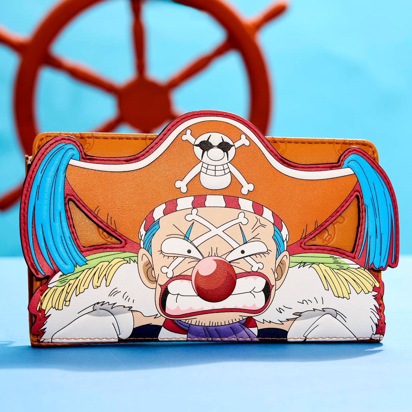 HOTLoungefly One Piece Buggy Cosplay Wallet, Amazon Exclusive