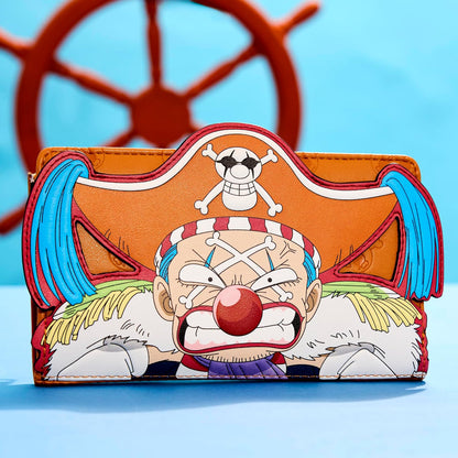 HOTLoungefly One Piece Buggy Cosplay Wallet, Amazon Exclusive