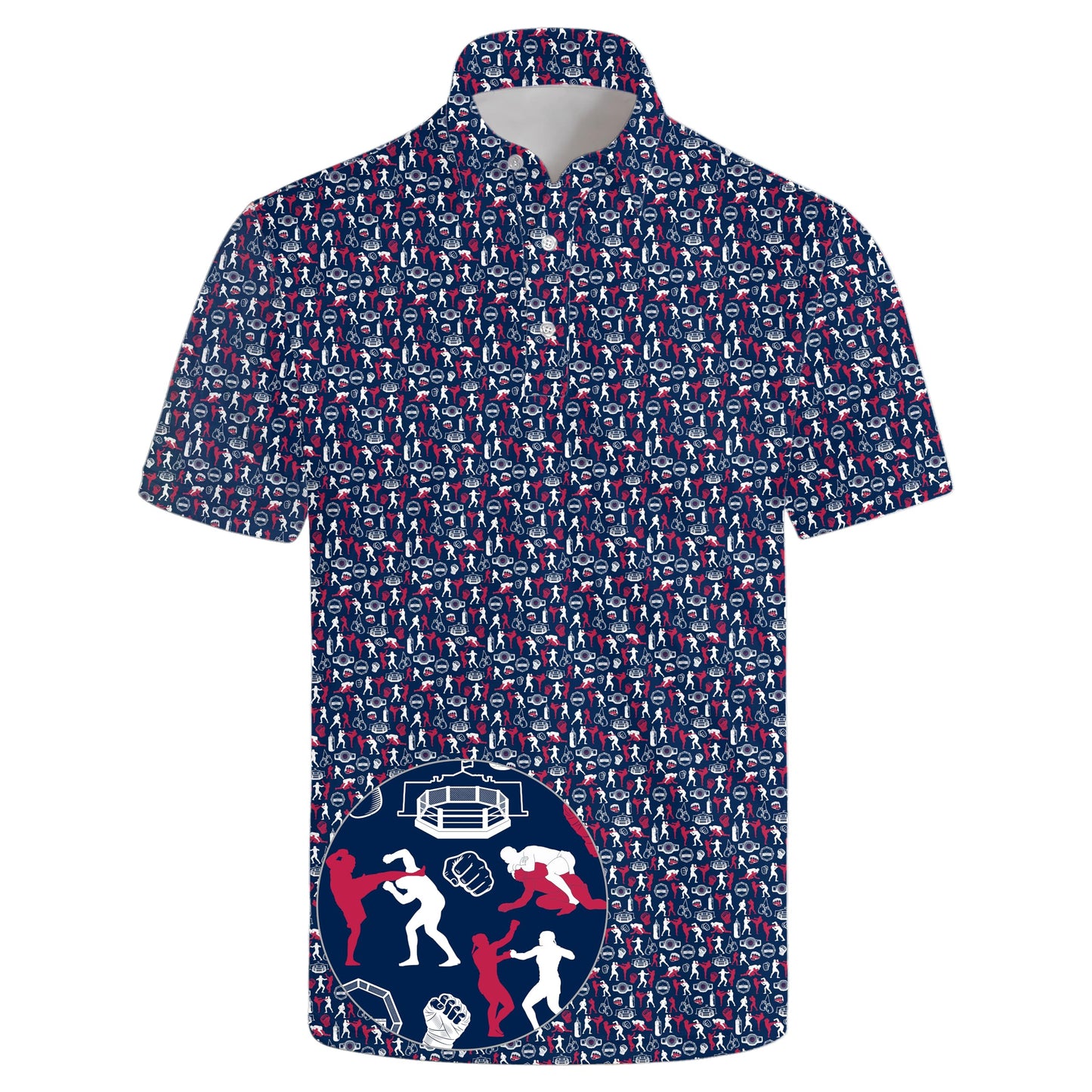 HOTGolf Polo Shirts for Men Funny Print Quick Dry Short Sleeve Performance Golf Shirts Moisture Wicking Polo Shirts