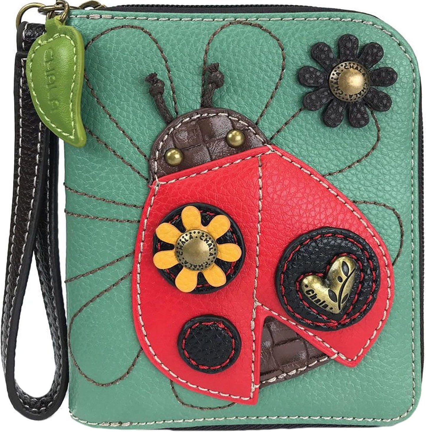 HOTChala Ladybug Zip-Around Wallet/Wristlet