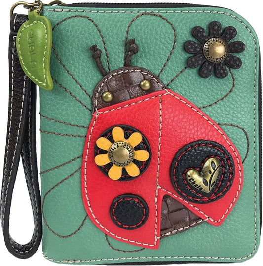 HOTChala Ladybug Zip-Around Wallet/Wristlet