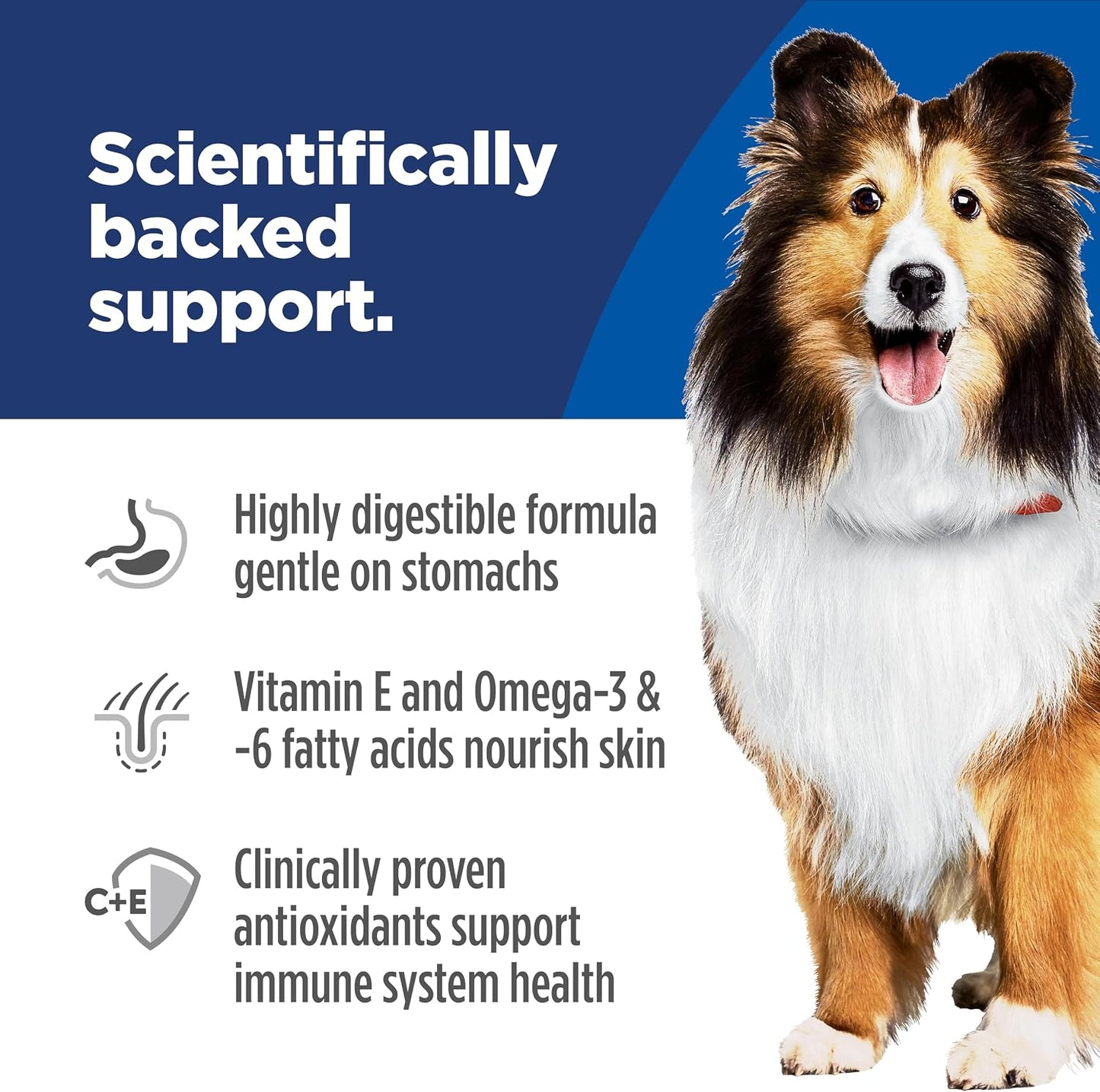 HOTHill's Science Diet Sensitive Stomach & Skin Dry Dog Food | #1 Veterinarian Recommended, Adult Formula, Chicken Recipe, 30 lb. Bag