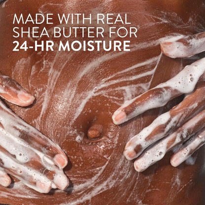 HOTNative Moisturizing Body Wash, Clean & Gentle 24-Hour Hydration with Shea Butter, for Sensitive and Dry Skin, for Women & Men, Sulfate-free, Paraben-free, Cocoa Butter & Vanilla, 22 fl oz