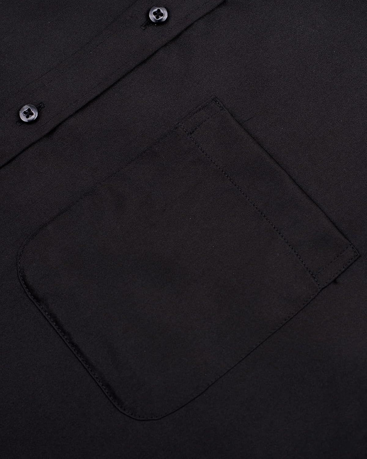 HOTAlimens & Gentle Mens Short Sleeve Dress Shirts Wrinkle Free Solid Casual Button Down Shirts with Pocket