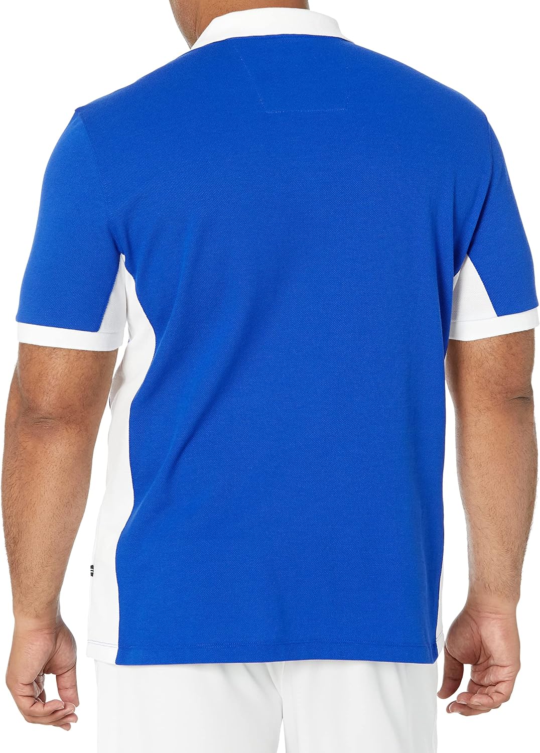 HOTNautica Men's Short Sleeve Color Block Performance Pique Polo Shirt