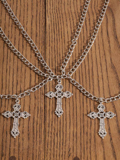 HOTSacina Gothic Cross Waist Chain & Belt - Emo, Punk, Grunge Accessories