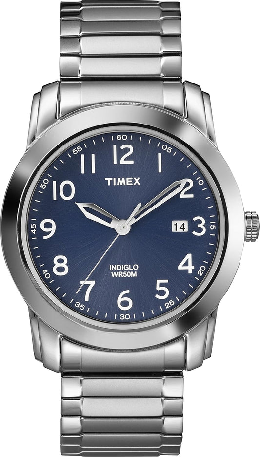 HOTTimex Men's Highland Street Stainless Steel Expansion Band Watch