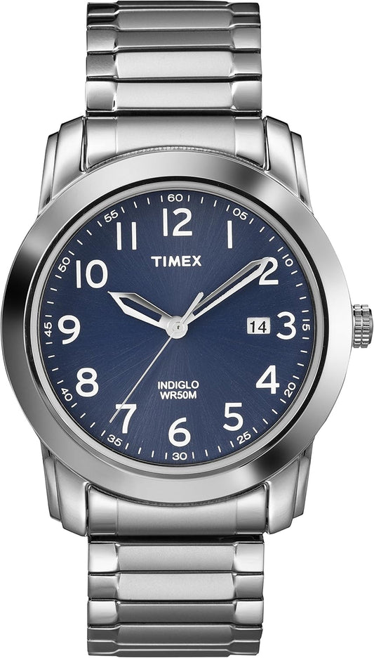 HOTTimex Men's Highland Street Stainless Steel Expansion Band Watch
