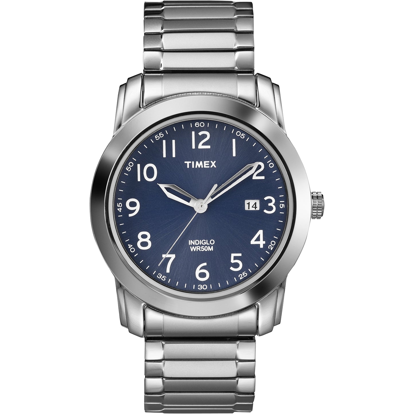 HOTTimex Men's Highland Street Stainless Steel Expansion Band Watch