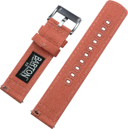 HOTBARTON Canvas Quick Release Watch Band Straps