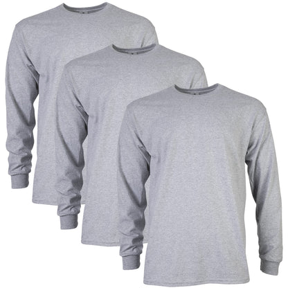 HOTGildan Adult Ultra Cotton Long Sleeve T-Shirt, Style G2400, Multipack