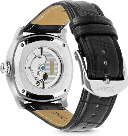 HOTStauer 1930 Dashtronic Watch Cotswold Genuine Men's Automatic Watch with Leather Band and Stainless Steel Case 21-Jewel Movement and 3-ATM Water Resistant