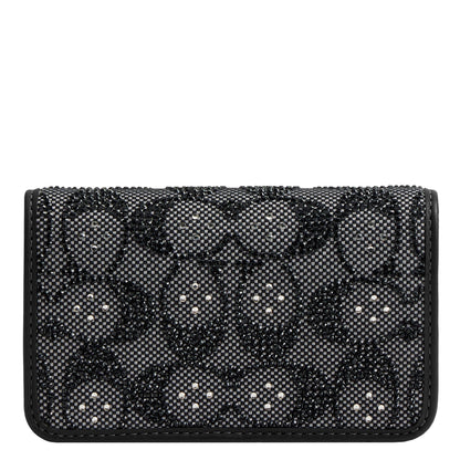 HOTCoach Womens Essential Slim Card Case Black One Size One Size