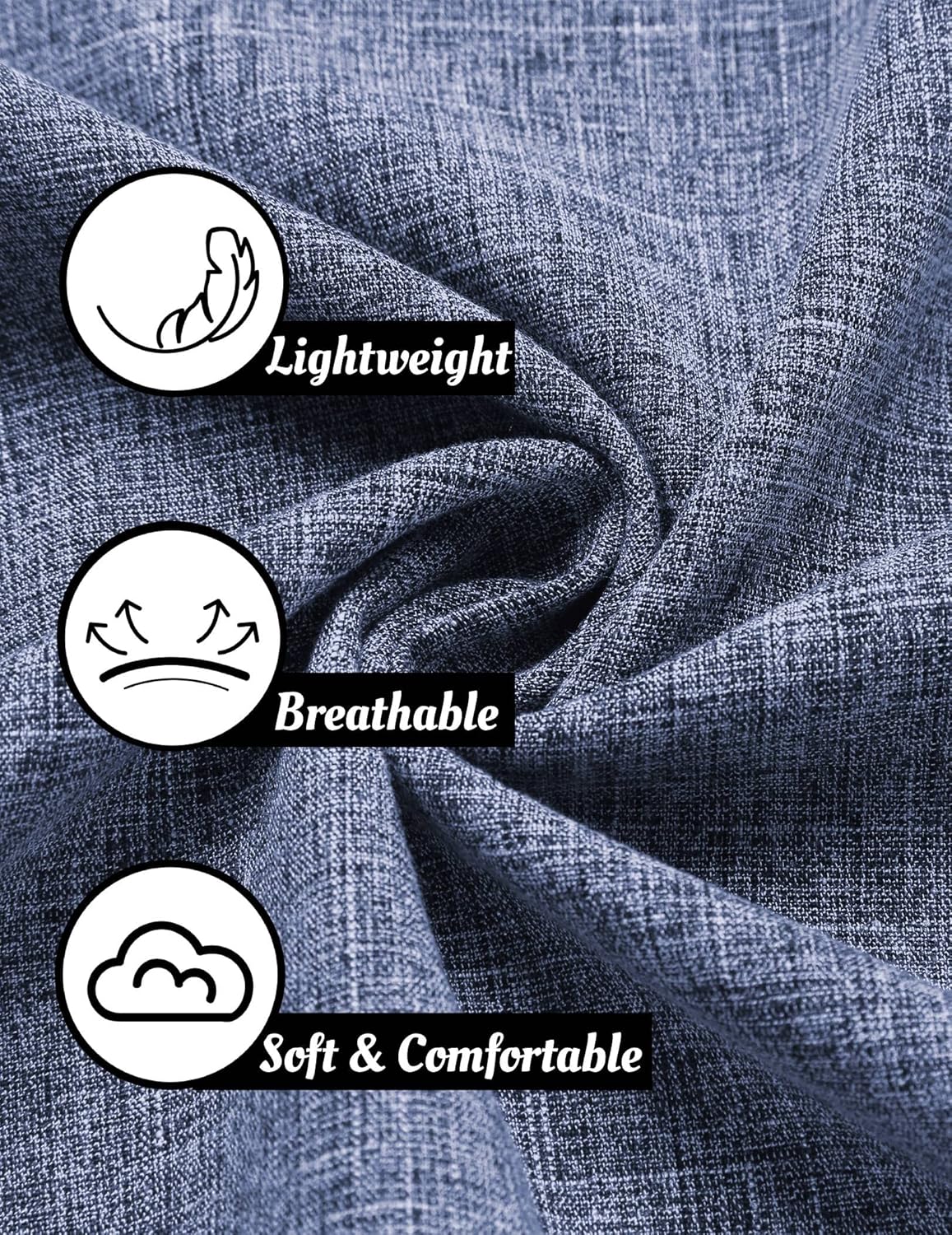HOTCOOFANDY Men's Linen Shirts Short Sleeve Casual Shirts Button Down Shirt for Men Beach Summer Wedding Shirt