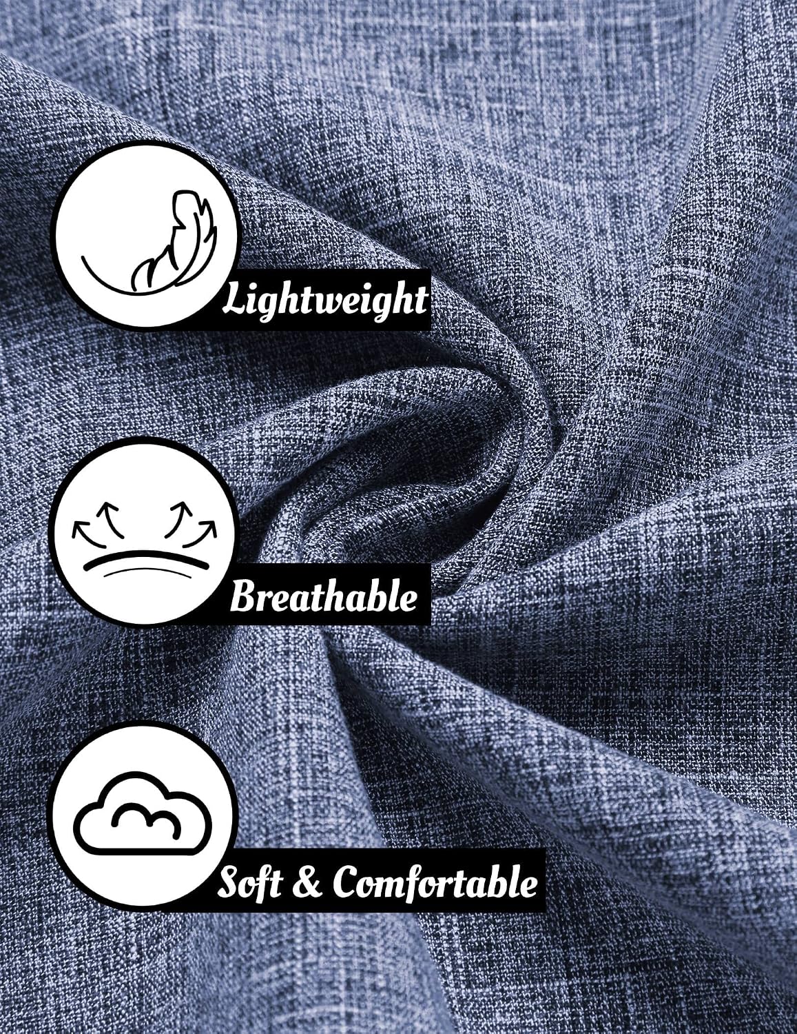 HOTCOOFANDY Men's Linen Shirts Short Sleeve Casual Shirts Button Down Shirt for Men Beach Summer Wedding Shirt