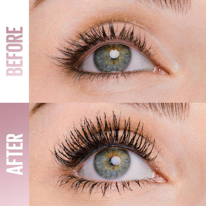 HOTMaybelline Lash Sensational Sky Tubes Tubing Mascara, Extension-Like Lengthening Mascara, 24HR Eye Makeup with Shea Butter & Castor Oil, Very Black, 1 Count
