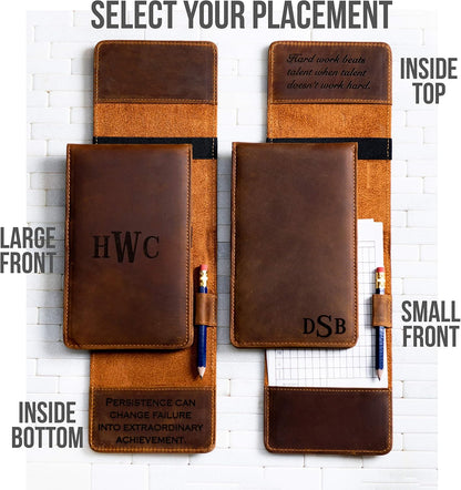 HOTPersonalized Golf Scorecard & Yardage Book Holder The Copperhead by Left Coast Original