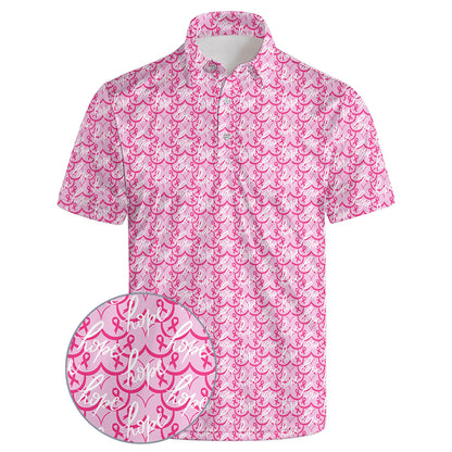 HOTGolf Polos for Men Funny Moisture Wicking Golf Shirts Performance Quick-Dry Polo Shirts Short Sleeve