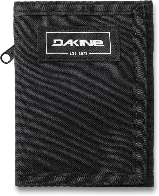 HOTDakine Vert Rail Trifold Wallet, RFID Blocking, Coin Pocket | Slim trifold in 600D recycled polyester with RFID-blocking liner, coin pocket and hook-and-loop closure—everyday protection.