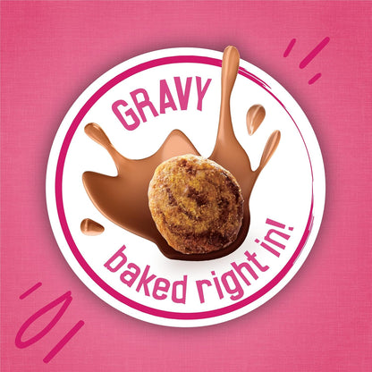 HOTPurina Friskies Gravy Swirlers with Flavors of Chicken, Salmon and Gravy Dry Cat Food - 22 lb. Bag