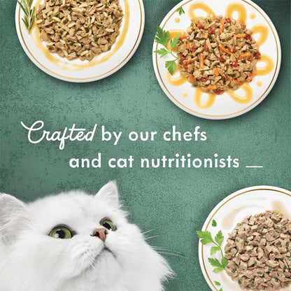 HOTPurina Fancy Feast Wet Cat Food Variety Pack, Medleys White Meat Chicken in Sauce Collection - (Pack of 12) 3 oz. Cans
