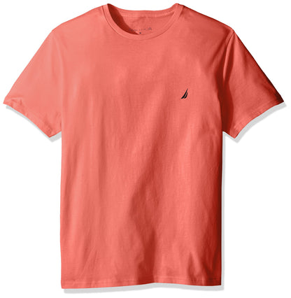 HOTNautica Men's Short Sleeve Solid Crew Neck T-Shirt Shirt