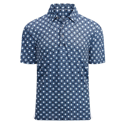 HOTDamipow Premium Golf Shirts for Men Dry Fit Performance Polo Short Sleeve Collared Shirt