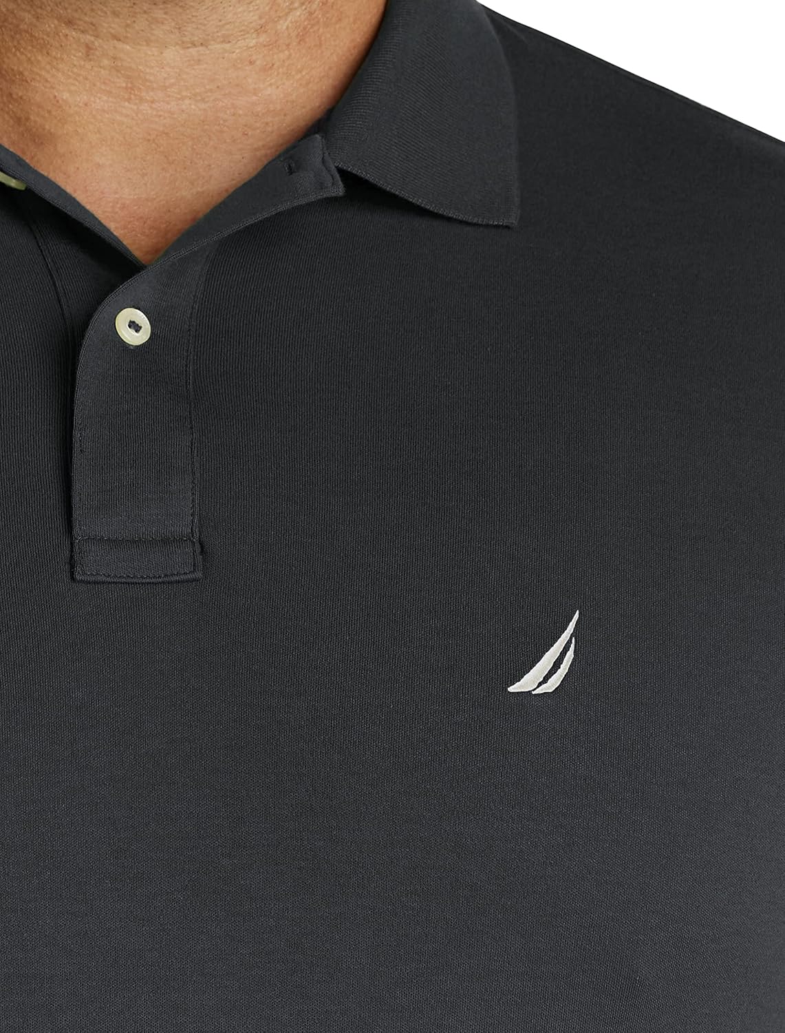 HOTNautica Men's Classic Fit Short Sleeve Dual Tipped Collar Polo Shirt